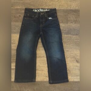 Akademiks Size 5 Kids Dark Wash Jeans Back Button Pockets